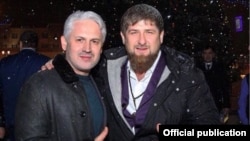 Chechen leader Ramzan Kadyrov (right) and the region's Prime Minister Muslim Magomedovich Khuchiyev (file photo)