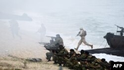 НАТО әскерінің Португалия аумағында өткізген Trident Juncture жаттығуы. 5 қараша 2015 жыл.