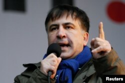Ukrainian opposition figure Mikheil Saakashvili (file photo)
