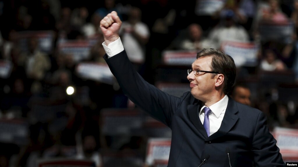 Serbian Prime Minister and leader of the Serbian Progressive Party Aleksandar Vucic is seen as a clear favorite.
