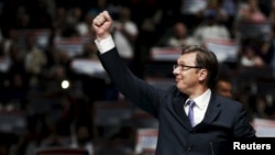 Serbian Prime Minister and leader of the Serbian Progressive Party Aleksandar Vucic is seen as a clear favorite.