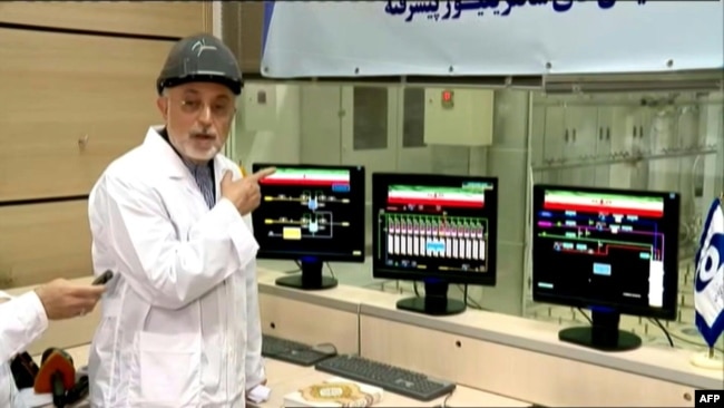 Iran's nuclear chief announces a ten-fold increase in enriched uranium production. November 4, 2019