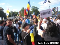 Romania - Protestul antiguvernamental, Piața Victoriei, 10 august 2018