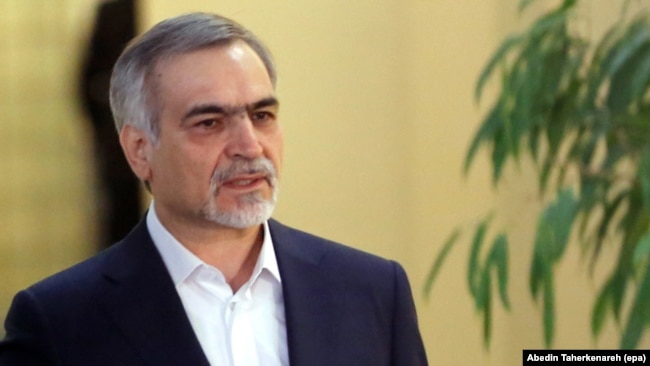 Hossein Fereidoun, attends a press conference in Tehran, January 17, 2016