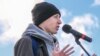 Александр Песков на митинге против строительства мусорного полигона в Северодвинске 28 октября 2018 года