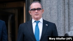 Igor Fruman leaves a court hearing in New York late last year. 