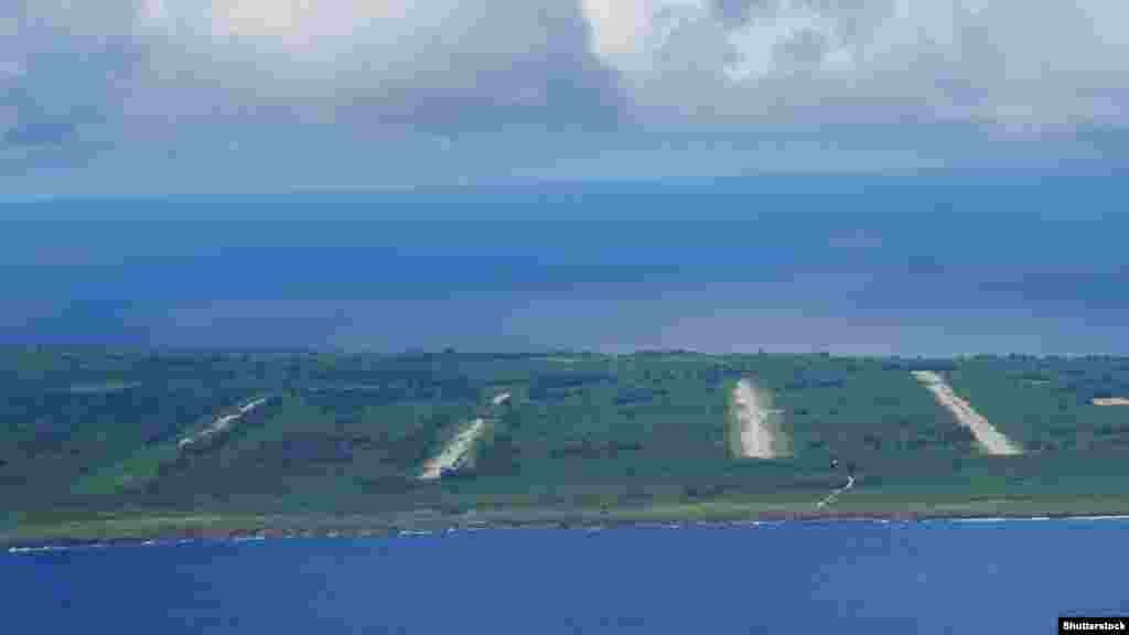 Tinian’s North Field photographed in 2017.In 1947, Tinian’s North Field was abandoned and over the following decades was largely reclaimed by the jungle.