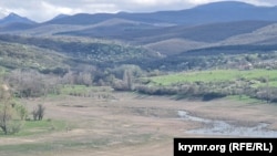 Маловодне верхів’я річки Біюк-Карасу, що живить Білогірське водосховище. 22 квітня 2026 року