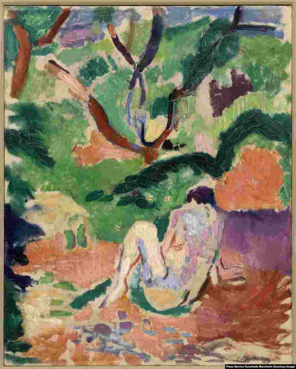 Matisse, Nud în pădure, 1906 &nbsp;(Brooklyn Museum).