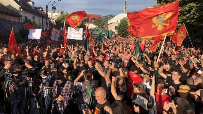 Protest zbog upotrebe policijske sile na Cetinju 