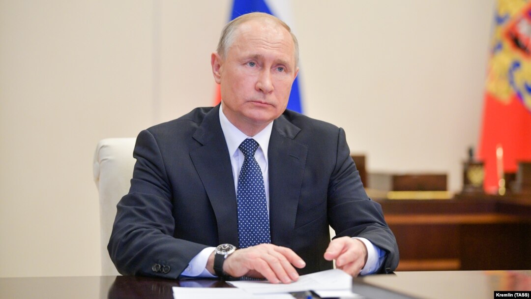 Путин на видеосовещании с вирусологами, 7 апреля 2020 г.