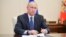 RUSSIA -- Russian President Vladimir Putin chairs a meeting on measures to stop the spread of the coronavirus disease (COVID-19) via a video link at the Novo-Ogaryovo state residence outside Moscow, April 7, 2020