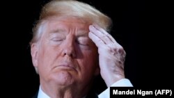 Donald Trump, la Micul dejun pentu rugăciune naționalî, Washington DC, 8 februarie 2018.