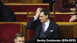 Reacția prim-ministrului Oleksii Honciariuk înainte de votul parlamentar, Kiev, 4 martie 2020