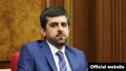 Armenia - Sargis Khandanian attends a session of the Armenian parliament, September 13, 2021.