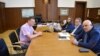 Александър Ваклин със Сотир Цацаров, Иван Гешев и Мария Шишкова