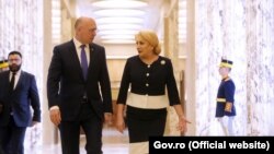 Premierii Viorica Dăncilă şi Pavel Filip