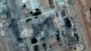 A handout satellite picture provided by Maxar Technologies taken on June 22 shows damage after US strikes on the Isfahan nuclear enrichment facility in central Iran. 