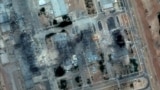 A handout satellite picture provided by Maxar Technologies taken on June 22 shows damage after US strikes on the Isfahan nuclear enrichment facility in central Iran. 