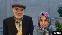 Mir Hossein Musavi və həyat yoldaşı Zahra Rahnavardın fotosu