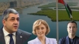 Зураб Пололикашвили, Тея Маисурадзе, Георгий Бачиашвили и Ираклий Кобахидзе (справа), коллаж