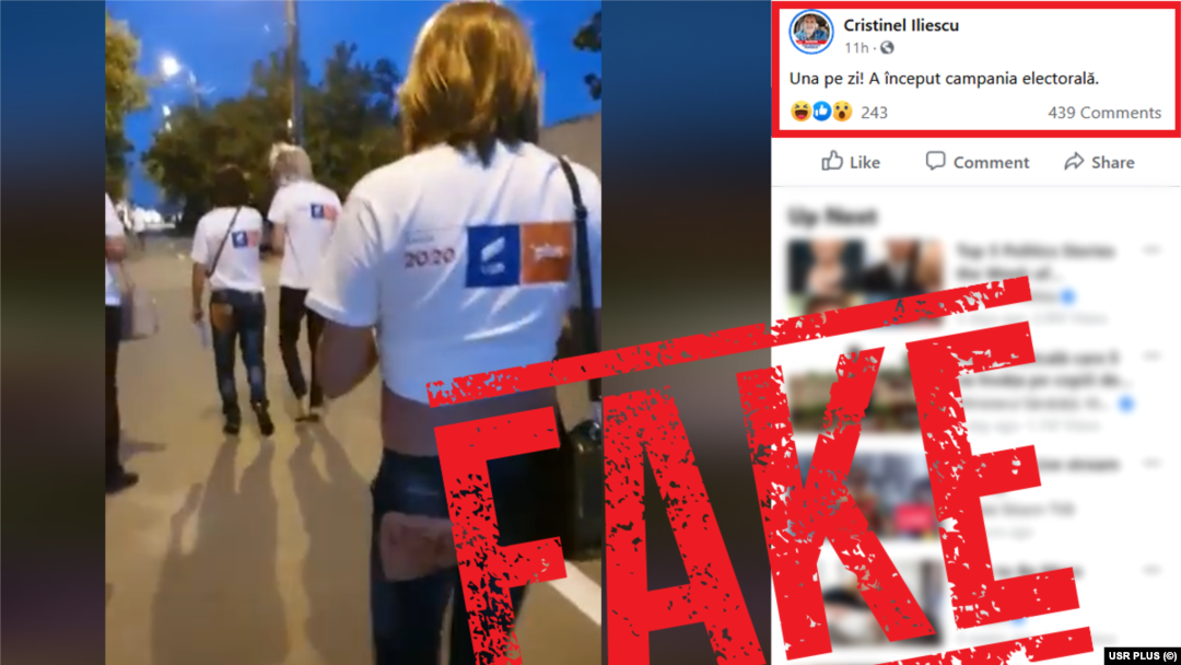 Romania fake video clip