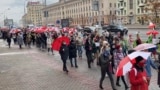 Several Detained Amid Women’s Protest March In Belarus GRAB 2