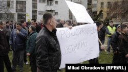 Protest poljoprivrednika u Sarajevu