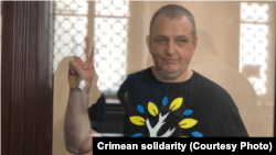 Суд над фрілансером Крим.Реалії Владиславом Єсипенко, Сімферополь, Крим 15 липня 2021 року