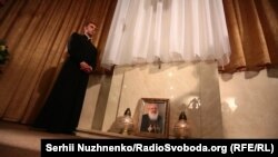 Поховання Любомира Гузара в крипті Патріаршого собору Воскресіння Христового, 5 червня 2017 року