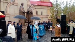 Петр белән Феврониягә һәйкәл ачу тантанасы