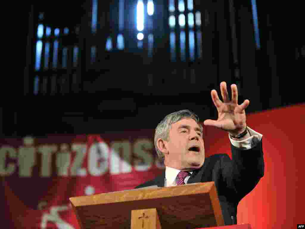 Premijer Gordon Brown, 03.05.2010. 