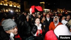 Косово- поддржувачите на Самоопределуање ја прославуваат изборната победа, 14.02.2021