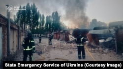 Наслідки влучення ракети у Білій Церкві 24 травня 2026 року