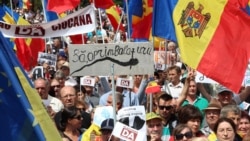 Un nou protest la Chișinău împotriva invalidării alegerilor pentru primărie