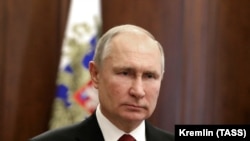 Президент России Владимир Путин. Москва, 23 февраля 2021 года