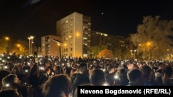 Годишнина од уривањето на настрешницата во Нови Сад и смртта на 16 лица, 1 ноември 2025 година.