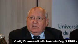 Колишній керівник Радянського Союзу, лауреат Нобелівської премії Михайло Горбачов, Брюссель, 13 жовтня 2011 року