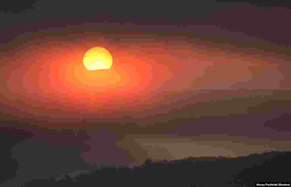 Восход солнца под Севастополем