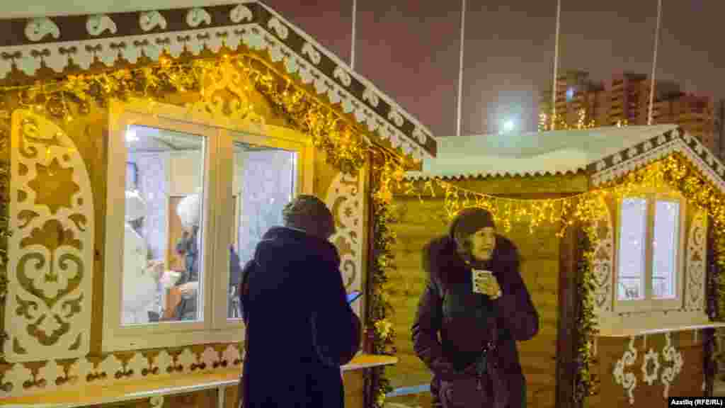 Казан Ипподромында "Хан сарае"тирәсендә чәй белән җылынучылар күп түгел