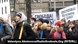 На одному з попередніх студентських протестів у Києві 31 січня