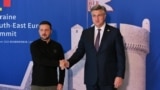 Ukrainian President Volodymyr Zelensky and Prime Minister of Croatia Andrej Plenkovic in Dubrovnik, Croatia
