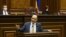 Armenia -- Emond Marukian, the leader of the opposition Bright Armenia Party, speaks during parliamentary hearings in Yerevan, December 7, 2020.