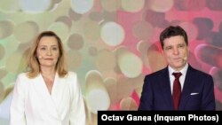 Elena Lasconi și Nicușor Dan.