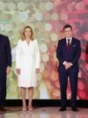 De la stânga la dreapta: George Simion, Elena Lasconi, Nicușor Dan și Crin Antonescu.