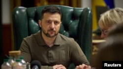 ولودمیر زلینسکی رئیس جمهور اوکراين