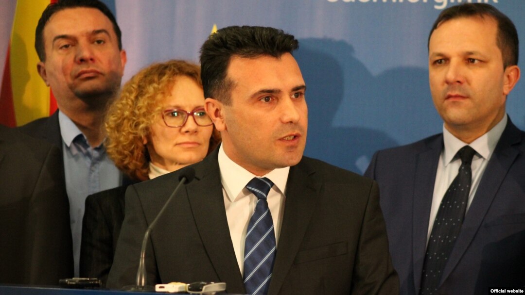 Прес конференција на Зоран Заев, претседател на СДСМ