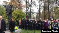 Відкриття пам'ятника Тарасу Шевченку, Рига, 6 листопада 2015 року