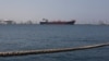 A tanker at the UAE port of Fujairah on May 6 as Iran limits marine traffic in the Strait of Hormuz, 