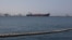 A tanker at the UAE port of Fujairah on May 6 as Iran limits marine traffic in the Strait of Hormuz, 